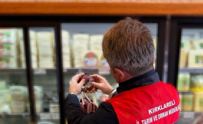 Kırklareli’nde marketlerde fiyat ve gıda denetimi