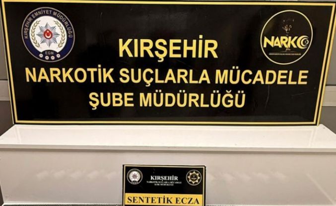 Kırşehir’de polis 660 adet sentetik hap ele geçirdi