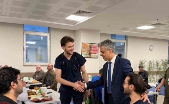 Mengücek Gazi Hastanesi’nde iftar programı düzenlendi