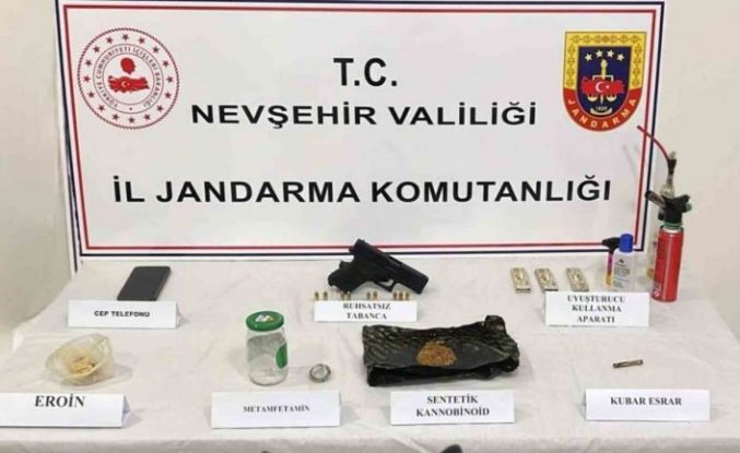 Nevşehir’de uyuşturucu operasyonu: 1 şüpheli yakalandı