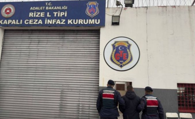 Rize’de uyuşturucu hükümlüsü yakalandı