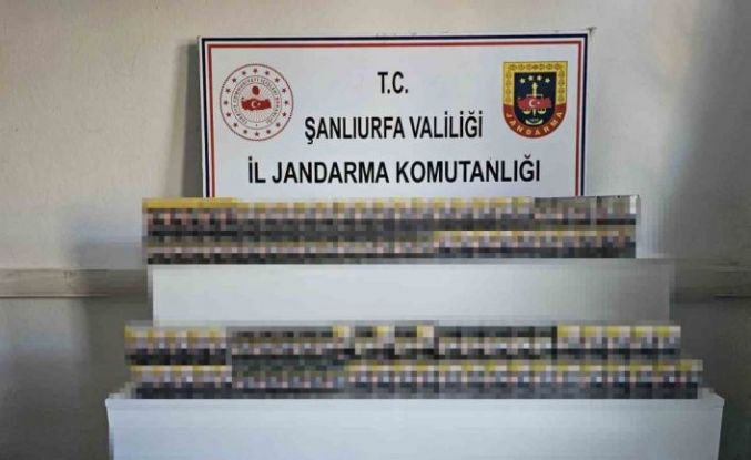 Şanlıurfa’da kaçakçılık operasyonunda binlerce ürün ele geçirildi