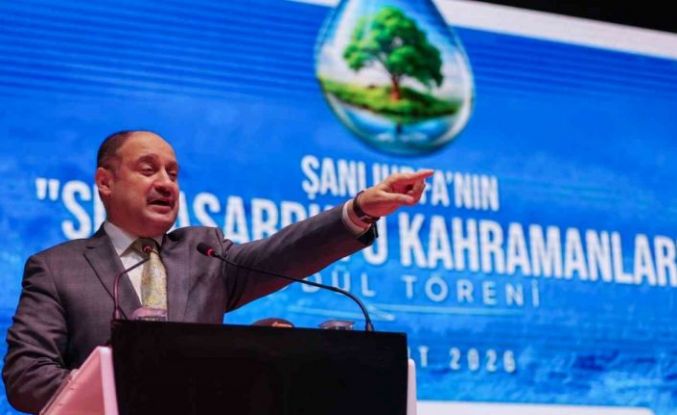 Şanlıurfa’da su tasarrufu kahramanları ödüllerine kavuştu