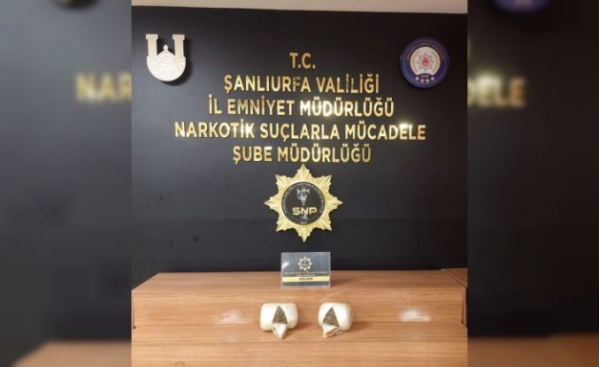 Şanlıurfa’da uyuşturucu operasyonu: 1 gözaltı