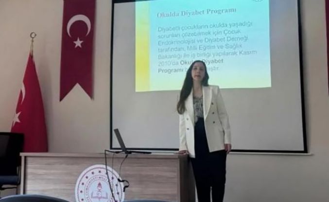 Sinop’ta okul personeline diyabet farkındalığı semineri