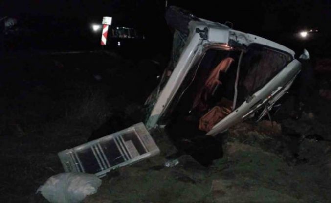 Tokat’ta minibüs devrildi: 1 yaralı