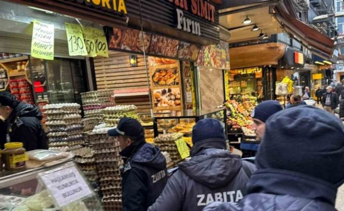 Zonguldak’ta zabıtadan ’kaldırım işgali’ denetimi