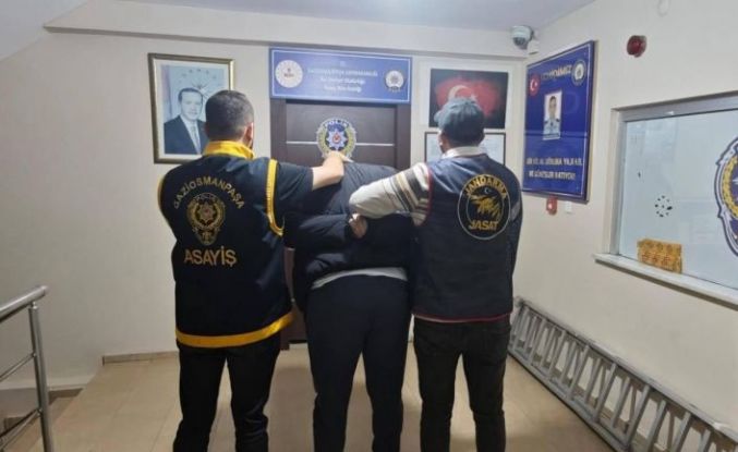 52 ayrı suçtan 33 yıl 6 ay hapis cezası bulunan firari JASAT operasyonuyla yakalandı