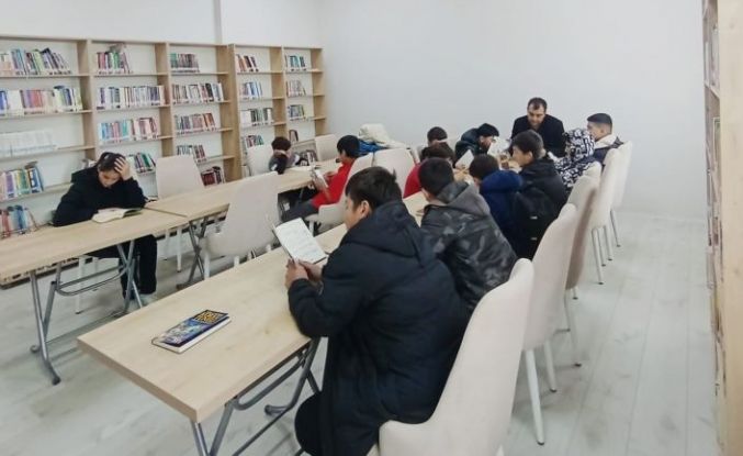 Ağaçören’de öğrenciler kütüphane ile buluştu