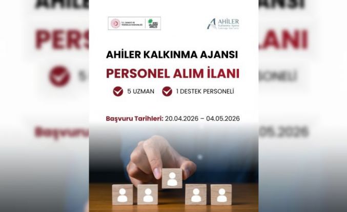 AHİKA 6 personel alacak