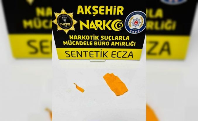 Akşehir’de uyuşturucu operasyonu