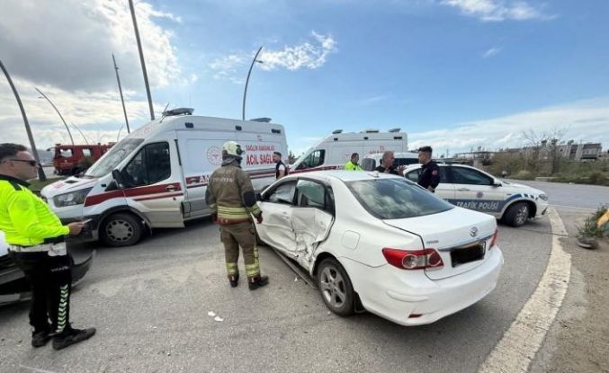 Arsuz’da trafik kazası: 1 yaralı