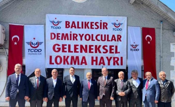 Balıkesir TCDD çalışanlarından geleneksel lokma hayrı