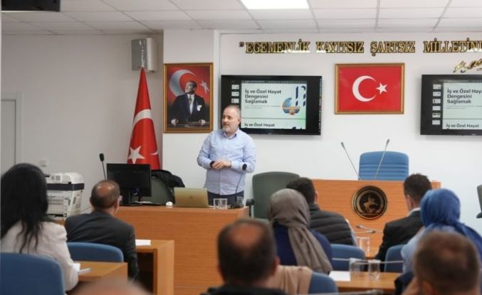 Belediye personeline ‘stres yönetimi’ eğitimi verildi