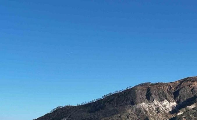 Buldan’da 5 gün süren yangının izleri dağlarda kaldı