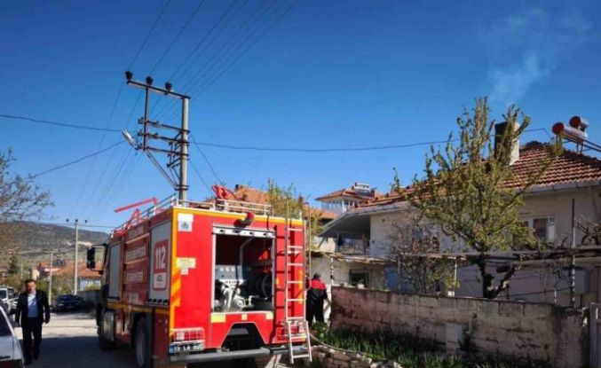 Burdur’da baca yangını söndürüldü