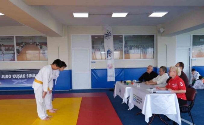 Büyükçekmeceli judocuların kuşak sınavı heyecanı
