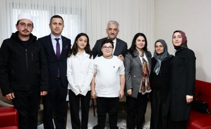 Düzce’de şehit ailesine anlamlı ziyaret
