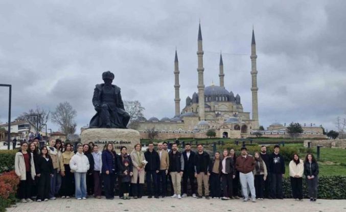 Edirne’de genç mimar adayları Mimar Sinan’ın izinde