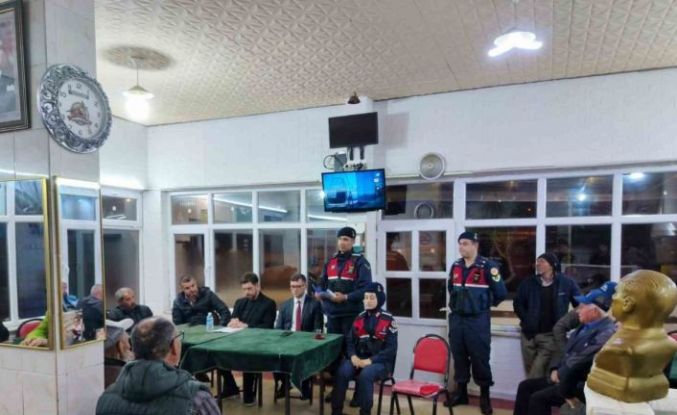 Edirne’de köylerde uyuşturucu ile mücadele çalışması