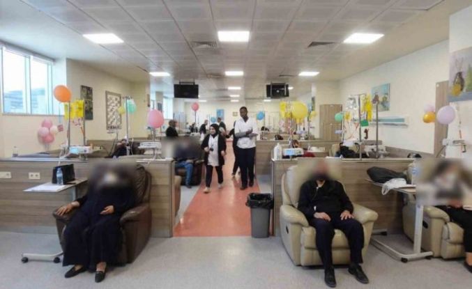 Elazığ’da kanser hastalarına moral verildi