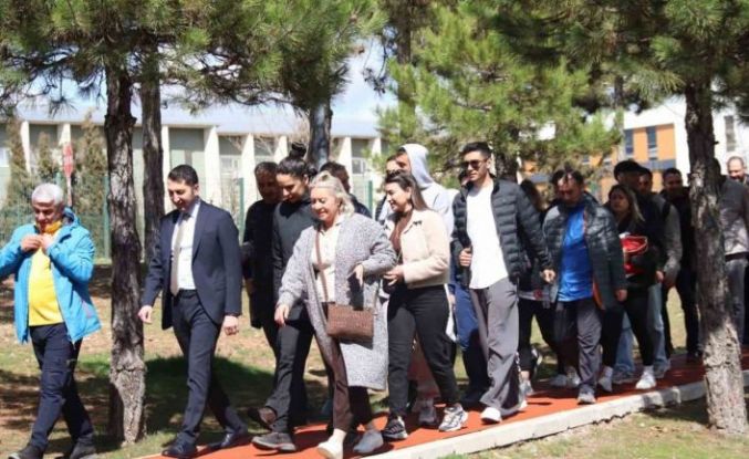 Elazığ’da sağlık için yürüdüler