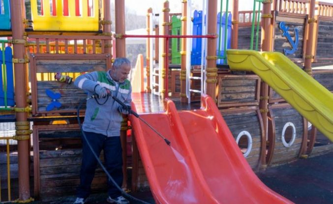 Gölbaşı’nda parklar yaza hazırlanıyor