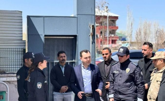 Hasköy’de okul güvenliği masaya yatırıldı, Kaymakam Güney sahaya indi
