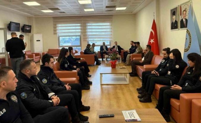 Havalimanında Polis Haftası kutlaması