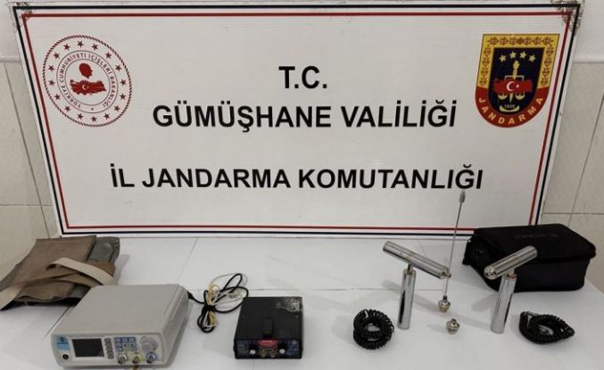 Kaçak kazıya suçüstü: 2 şüpheli yakalandı