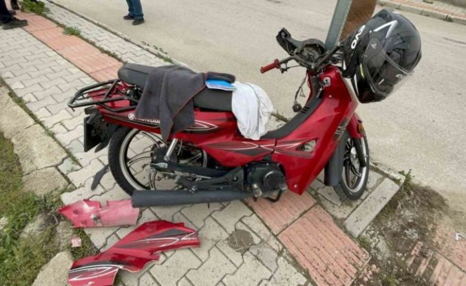 Karaman’da motosiklet kazası: 1 yaralı