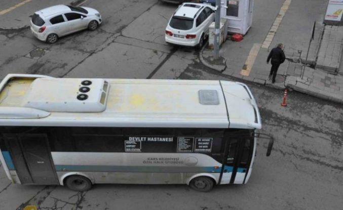 Kars’ta dolmuş ücretlerine tepki