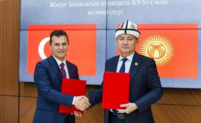 Kastamonu Üniversitesi ile Kırgız Milli Üniversitesi arasında iş birliği