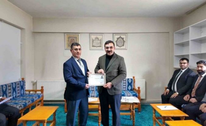 Kaymakam Çamkerten din görevlileriyle bir araya geldi