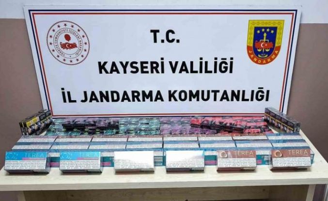 Kayseri’de kaçak sigara operasyonu