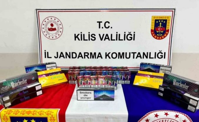 Kilis’te kaçak sigara ve elektronik sigara yakalandı