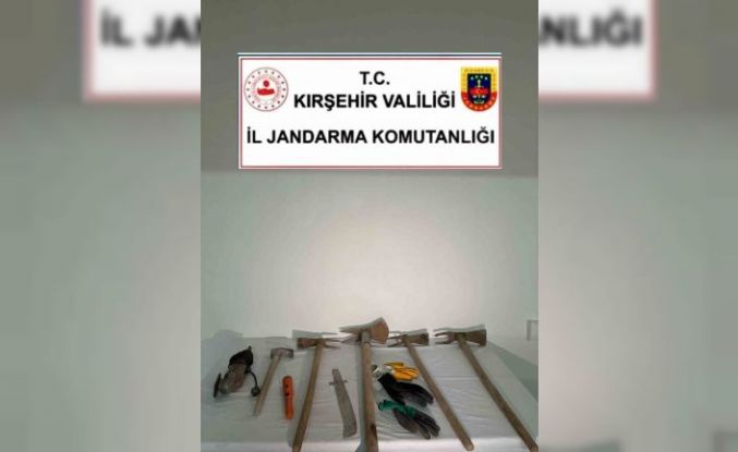 Kırşehir’de kaçak kazıya suçüstü: 2 gözaltı