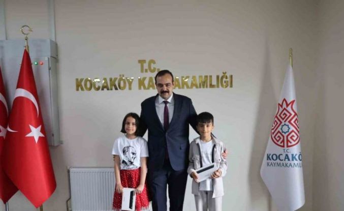 Kocaköy’de çocuklara "temsili kaymakamlık sertifikası" verildi