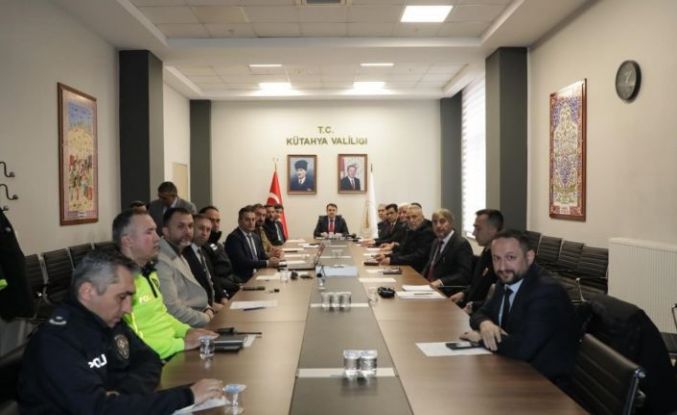 Kütahya’da spor güvenliği masaya yatırıldı