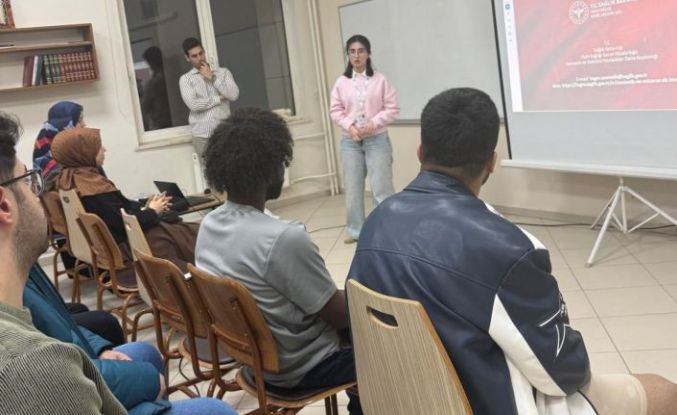 KYK yurdunda sıtma farkındalık eğitimi