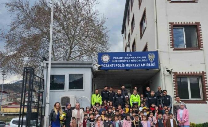 Minik öğrenciler, polisliği öğrendi