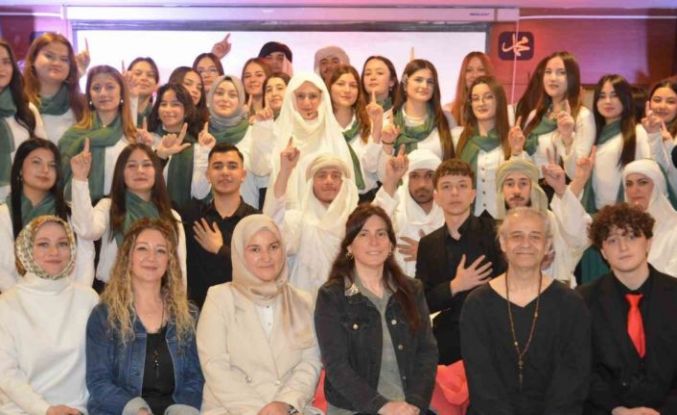 Ordu’da öğrencilerin Mevlid-i Nebi coşkusu