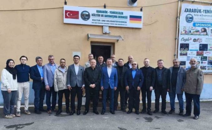 Rektör Kırışık Almanya’da Karabüklülerle bir araya geldi