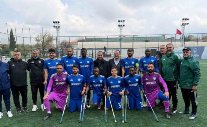 Şahinbey Ampute’den net skor 1-0