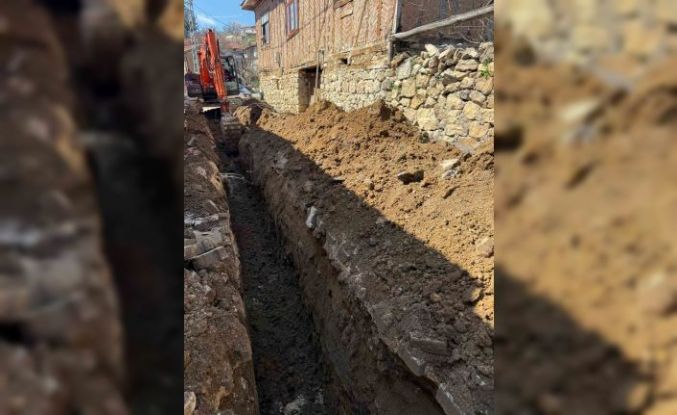 Saraycık köyünde altyapı yenilendi