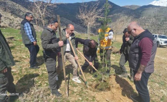 Sason’da şehitler anısına fidanlar toprakla buluşturuldu