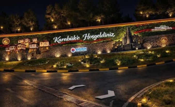 Şehir girişlerine estetik görünüm kazandırılıyor
