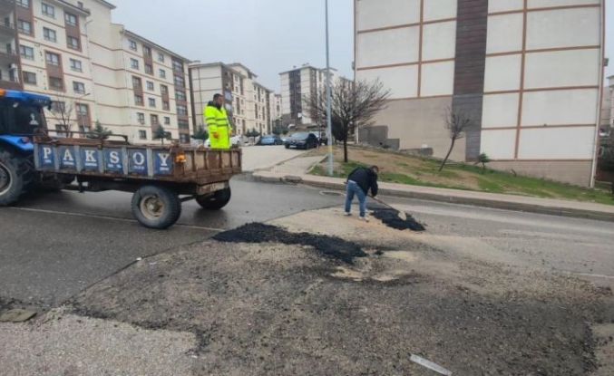 Şırnak’ta yollar için geçici asfaltlama çalışmaları başladı