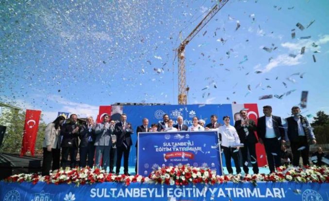Sultanbeyli’de 3 yeni okulun temeli atıldı