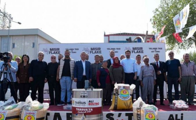 Tarsus Belediyesinden üreticiye destek büyüyor